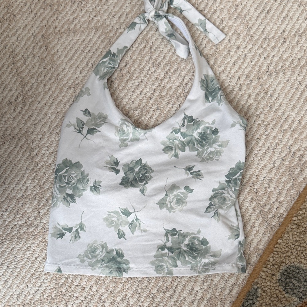 Hollister Floral Halter Top